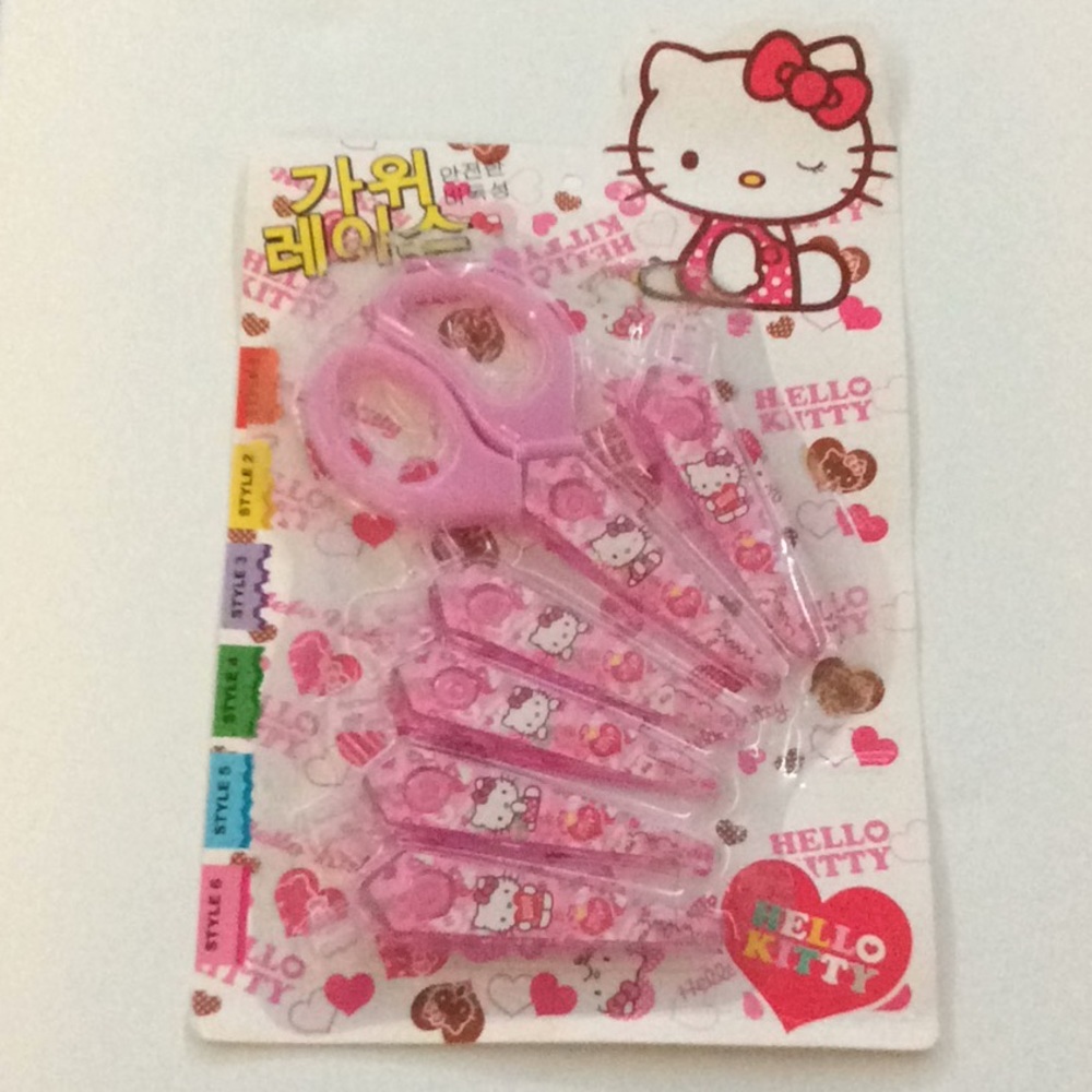 Hello Kitty Plastic Scissor Set (New)